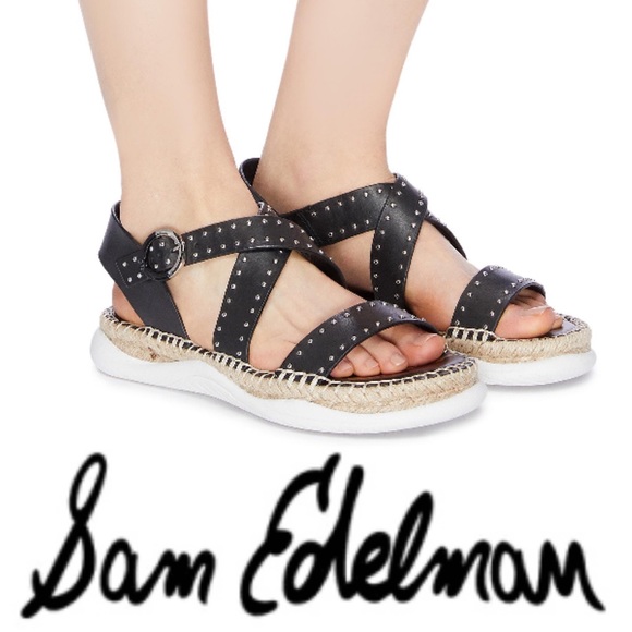 Sam Edelman ‘Janette’ Leather Stud Sandal | 8.5M - Picture 2 of 16